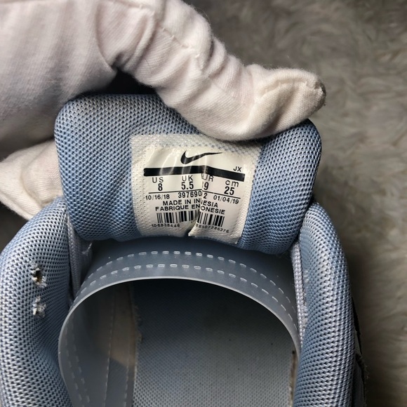 Nike Womens Air Max Command Blue Gray Lace Up Running Shoes size 8 - Picture 16 of 16